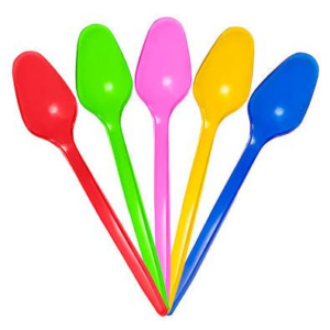 Cubiertos Desechables de Colores X45
